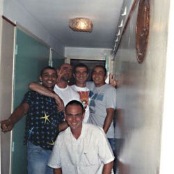 Schweilzer Alain, Gianini Stéphane, Casta Cyril, Penazzo Christophe, Boule, Djaafi Ahmed 2005 