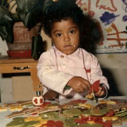 Chayah Habib 1970 École maternelle